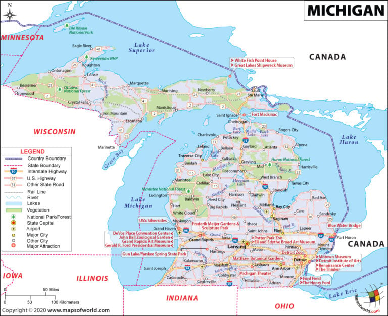 What are the Key Facts of Michigan? Michigan Facts - Answers