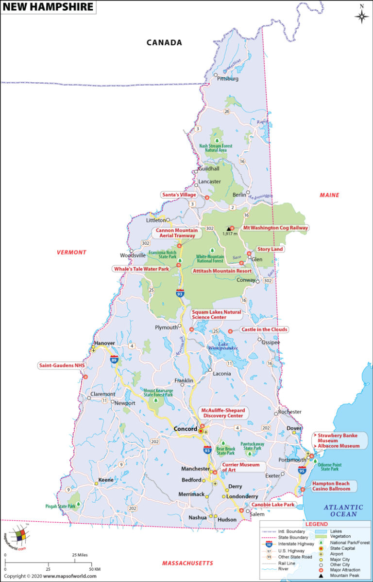 What Are The Key Facts Of New Hampshire New Hampshire Facts