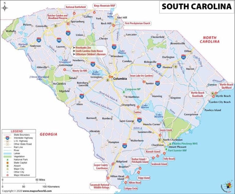 What are the Key Facts of South Carolina? | South Carolina Facts