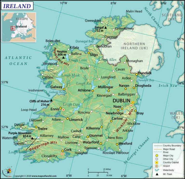 What are the Key Facts of Ireland? | Ireland Facts - Answers