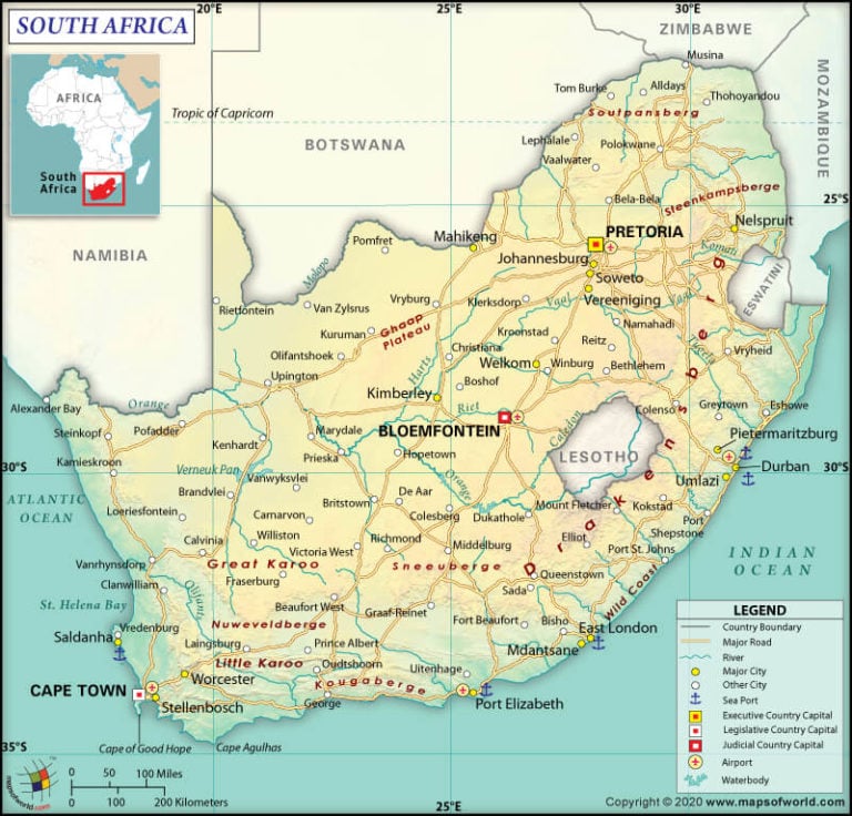 What are the Key Facts of South Africa? | South Africa Facts - Answers