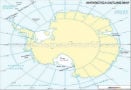 Outline Map of Antarctica