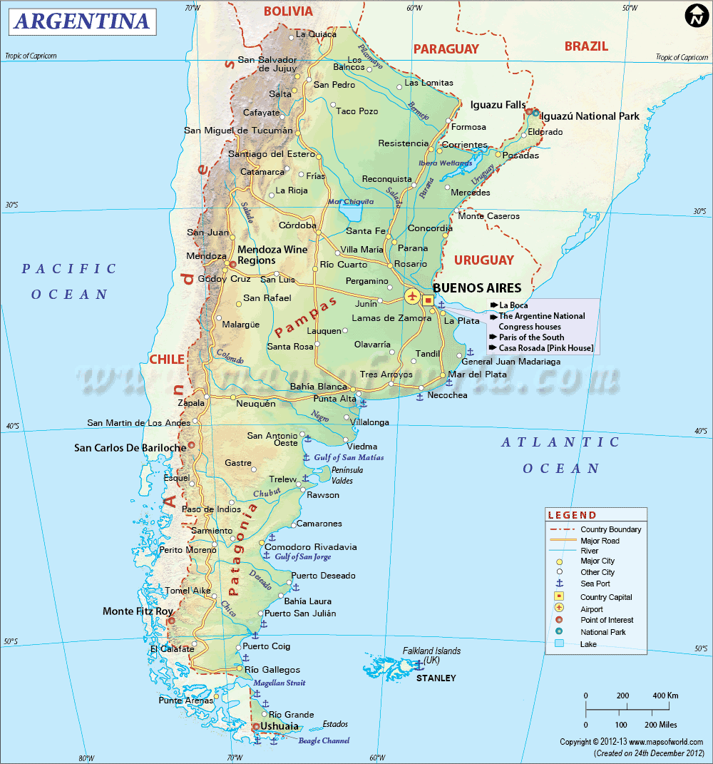 Argentina Map