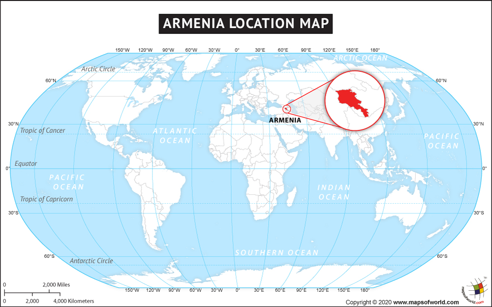 Maps of Armenia - Armenica