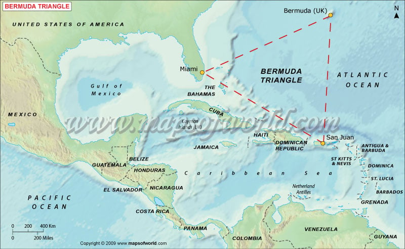 Where is the Bermuda Triangle located