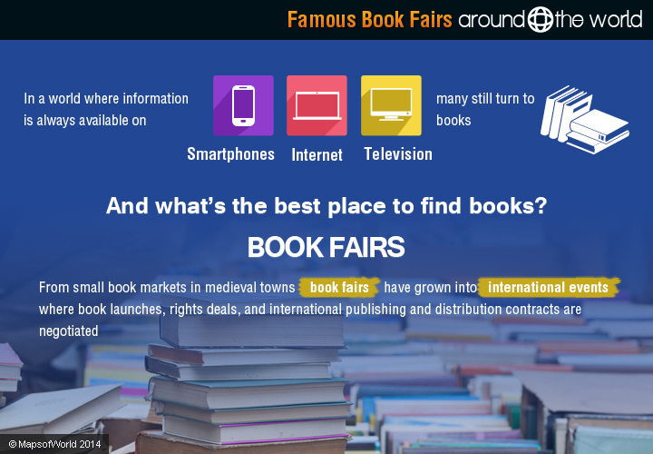 Famous book fairs Around the World | Around the World