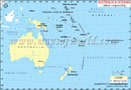 Oceania Lat Long Map