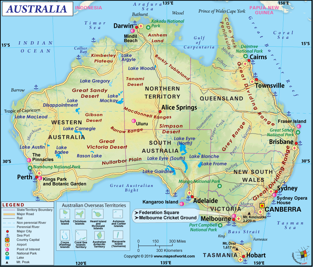Australia Map Australia Map