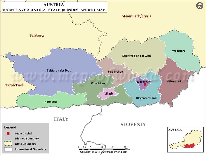 Karnten Map