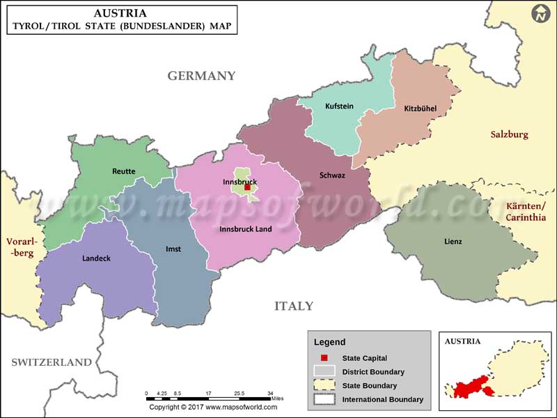 Tirol Map