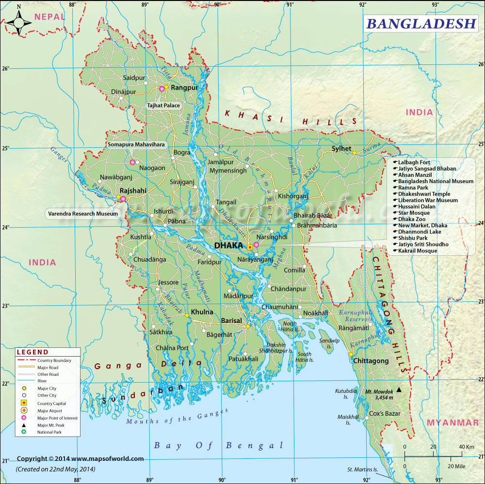 Bangladesh Map