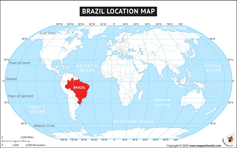 Where is Brazil Located?