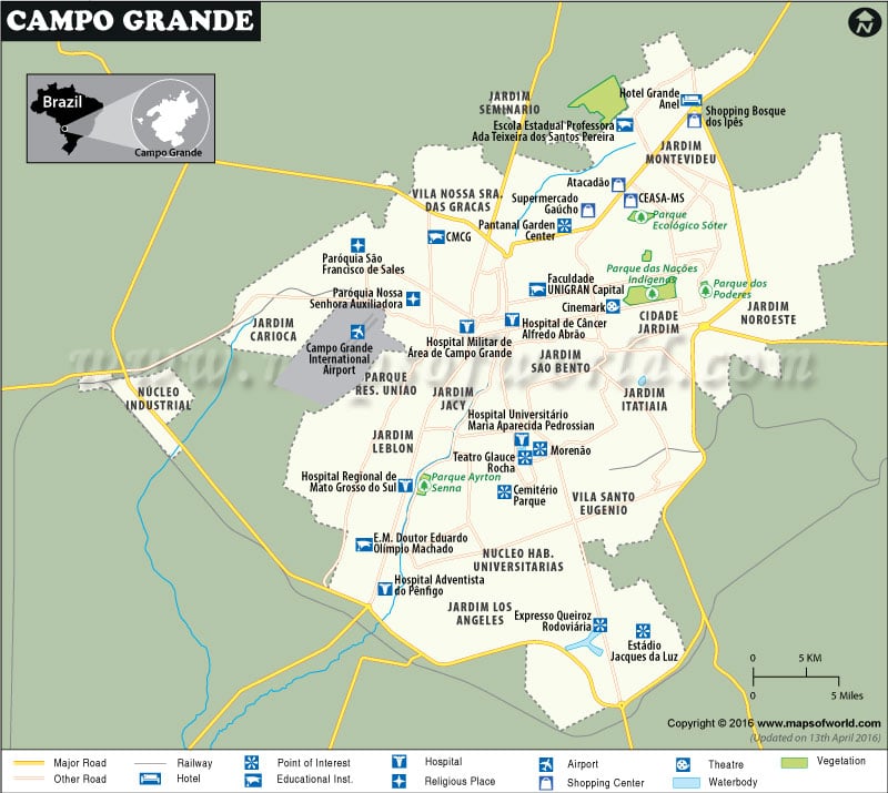 Campo Grande Mapa