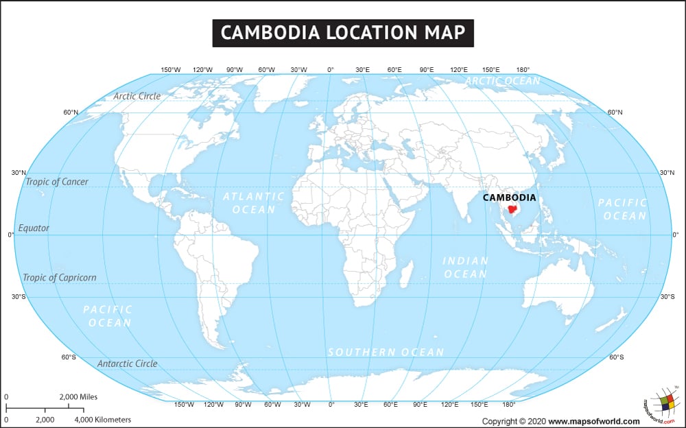 Where is Cambodia Located?