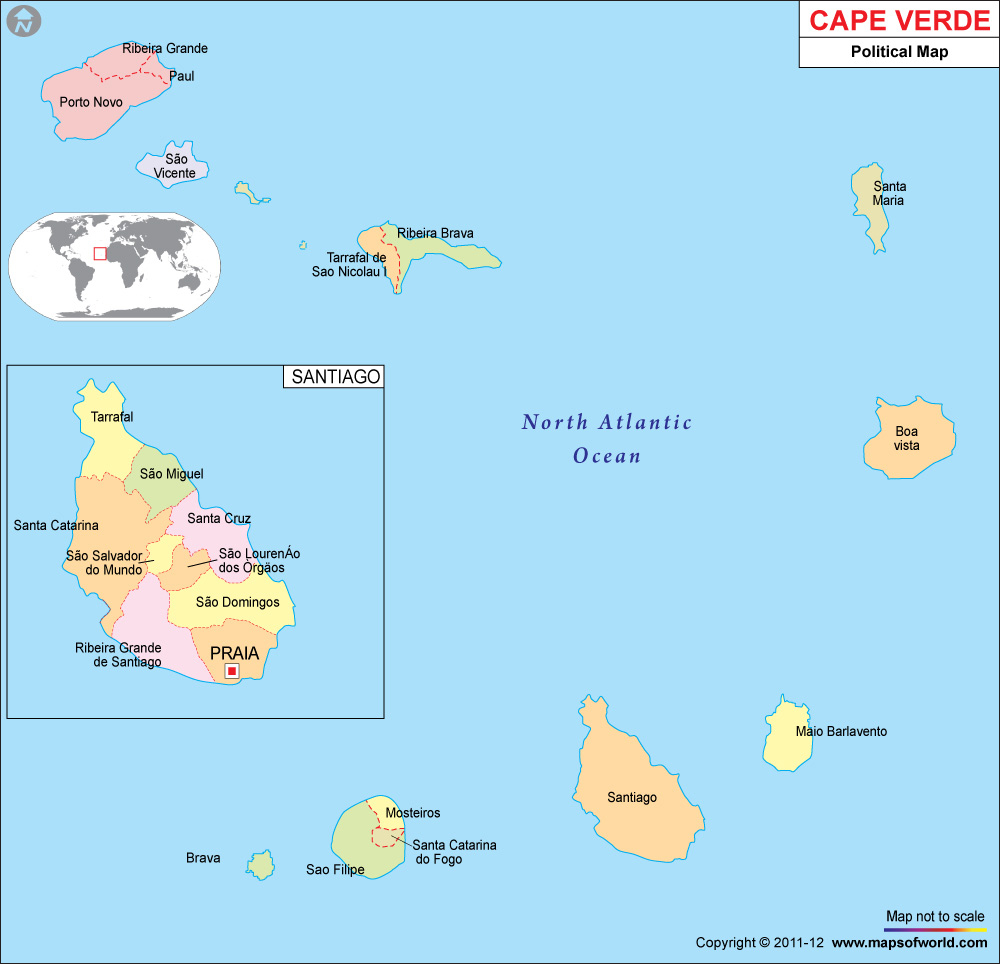 Cape Verde Map