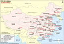 China Latitude and Longitude Map