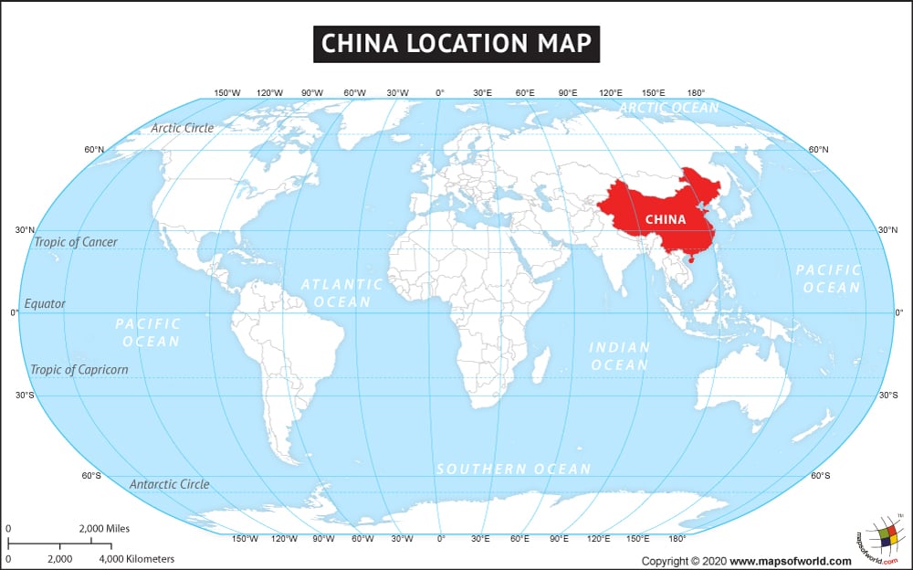 Where is China Located?