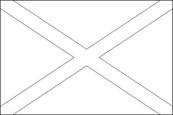 Blank San Andres and Providencia Flag