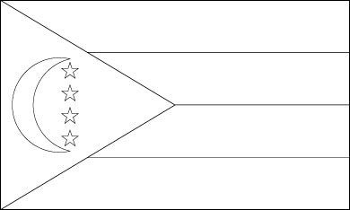 Blank Comoros Flag