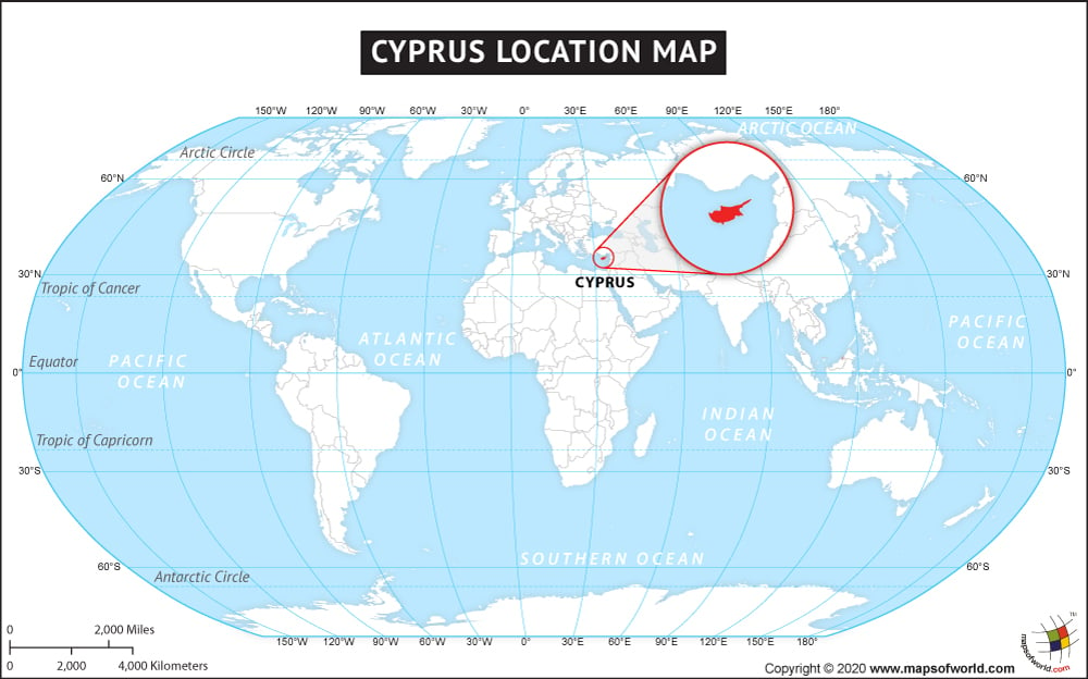 Where Is Cyprus Where Is Cyprus Located