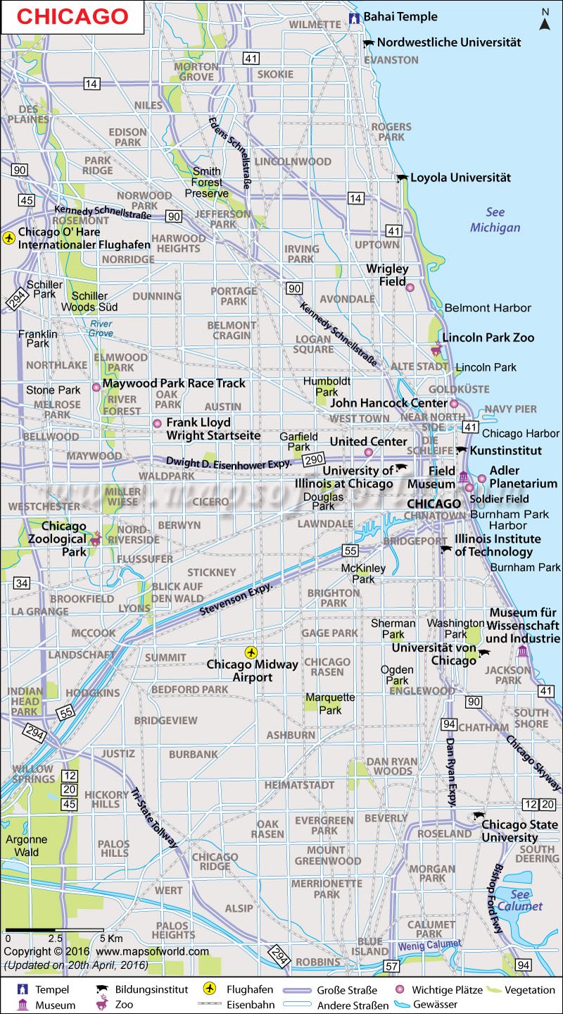 Chicago Karte