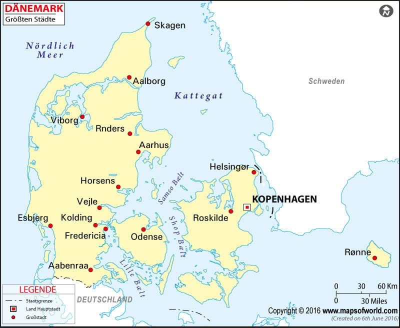 Dänemark Städte