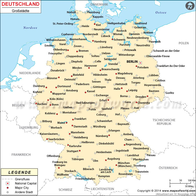 Städte in Deutschland