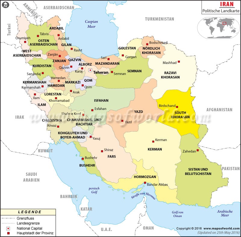 Iran Karte
