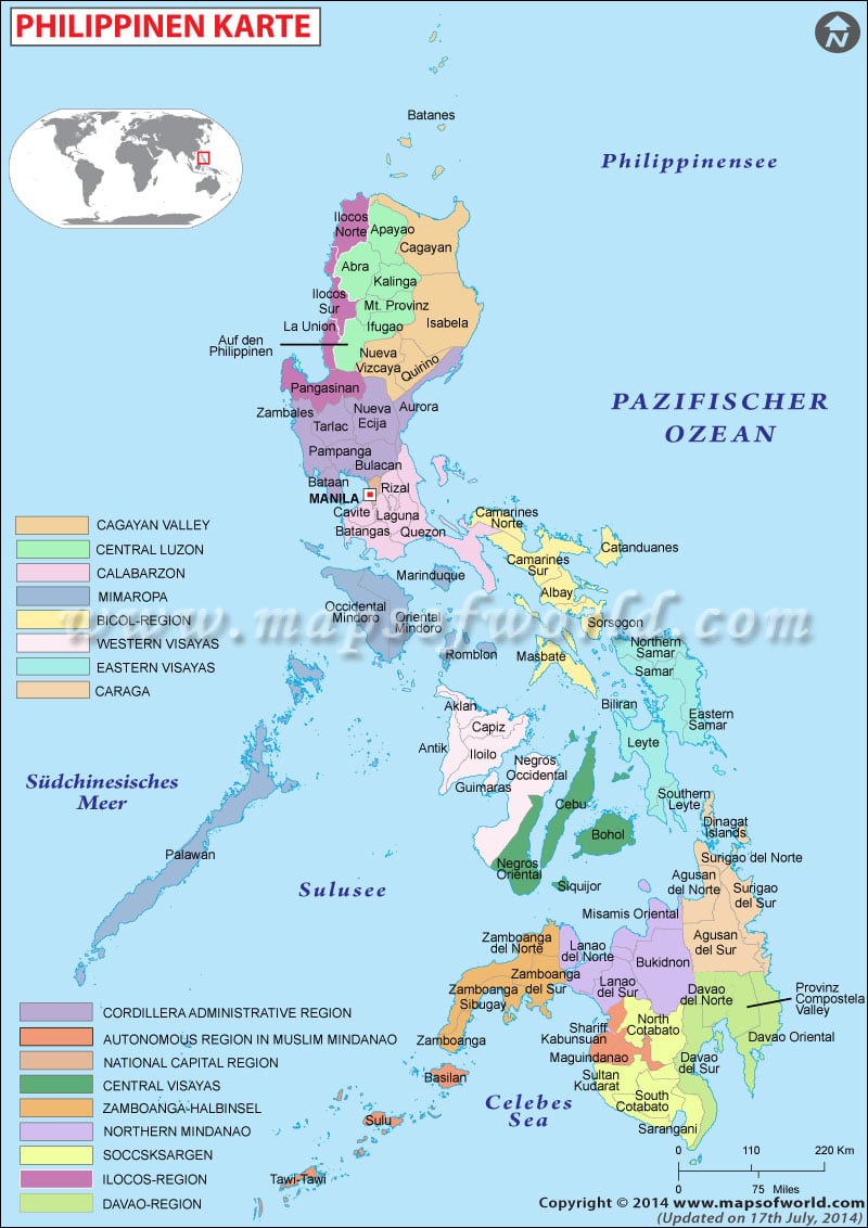 Philippinen-Karte