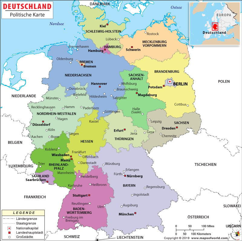 Deutschland karte