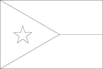 Blank Djibouti Flag