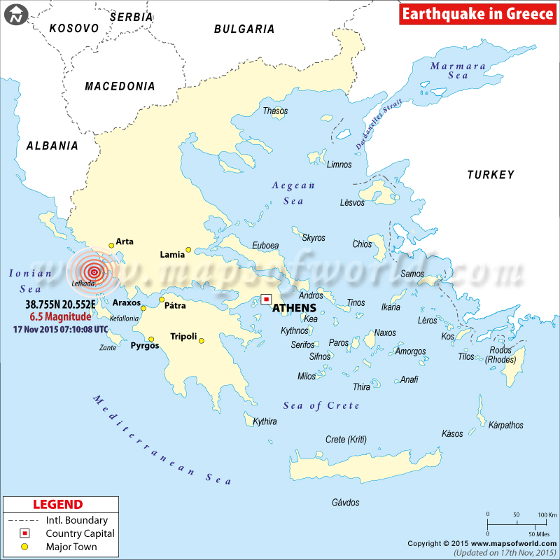 M6.5 Earthquake in Greece