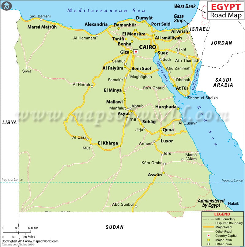 Egypt Road Map