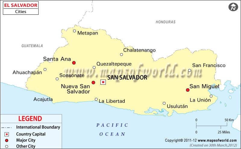 Cities in El Salvador