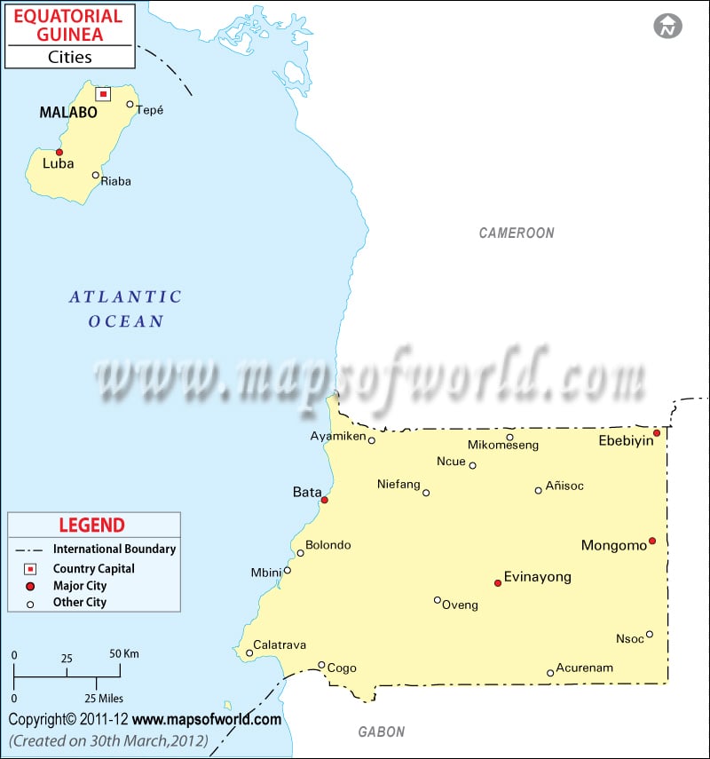 Equatorial Guinea Cities