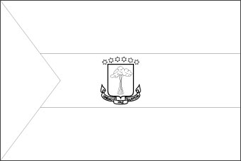 Blank Equatorial Guinea Flag