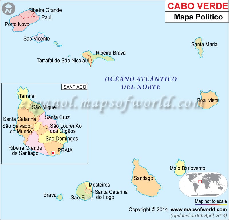 Cabo Verde Mapa