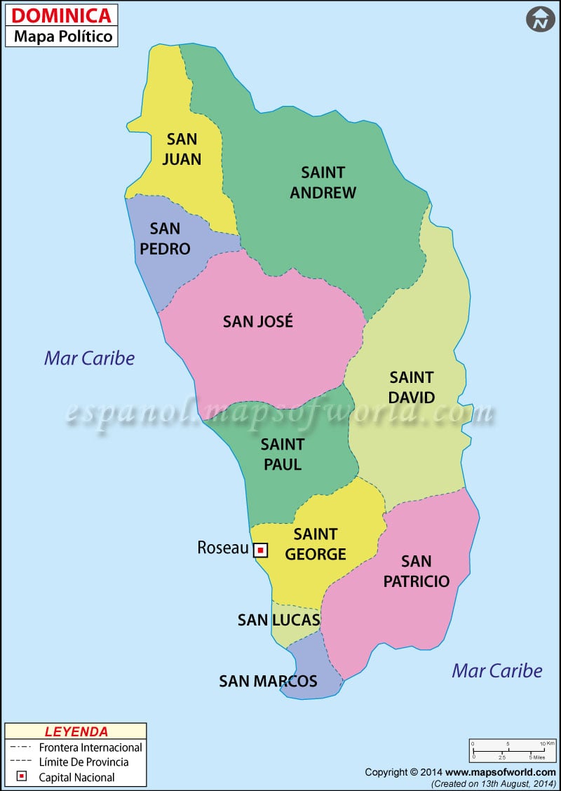 Dominica Mapa
