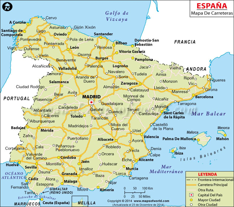 España Mapa de Ruta