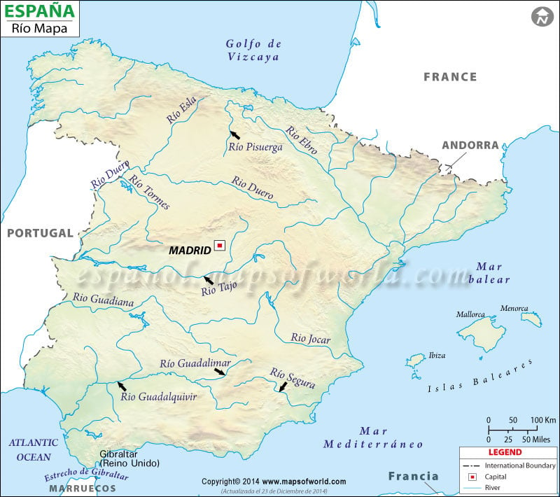 España Río Mapa