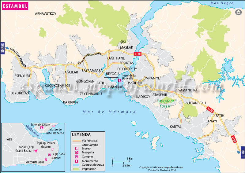 Estambul Mapa
