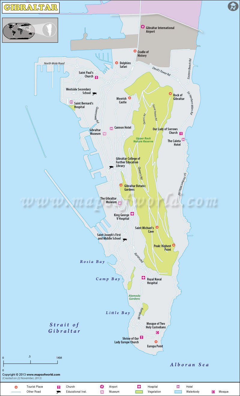 Gibraltar Mapa