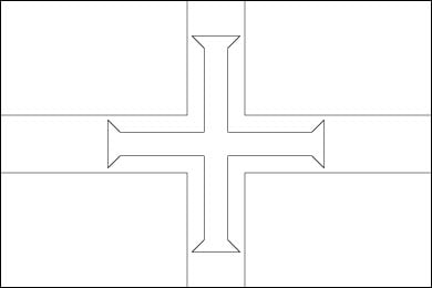 guernsey-flag-outline
