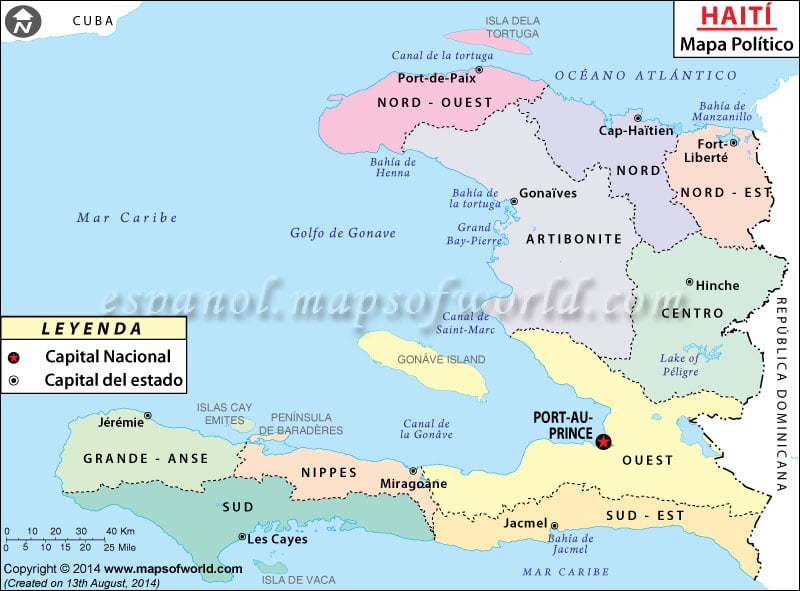 Haití Mapa