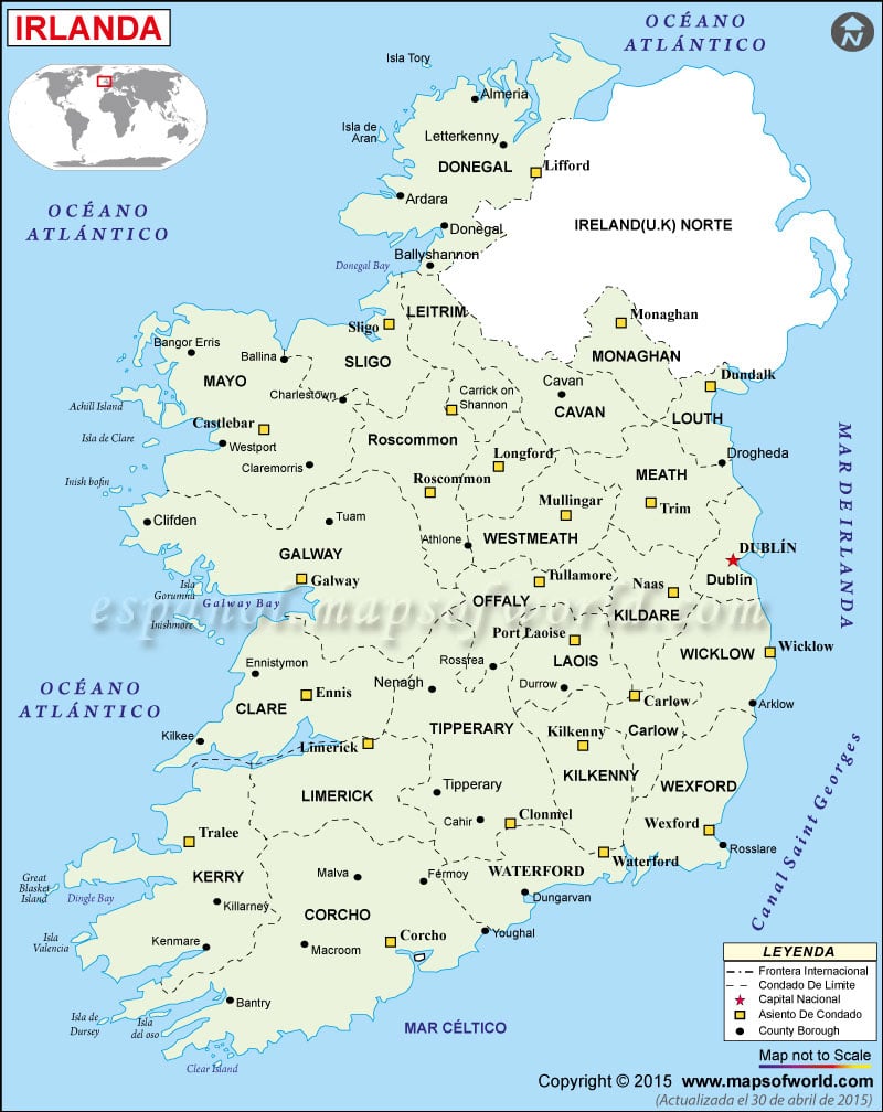 irlanda-mapa-político