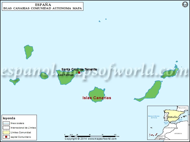 Islas Canarias Mapa