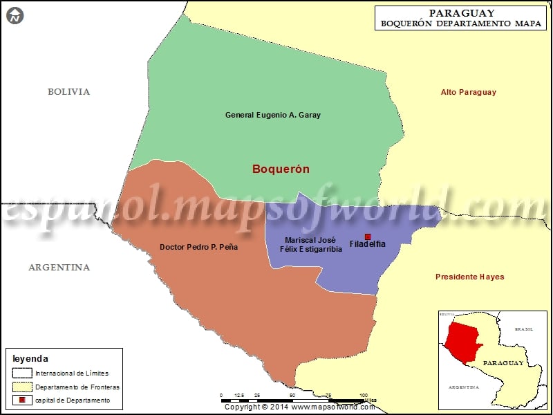 Mapa de Boqueron