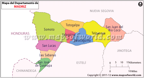 Mapa de Madriz