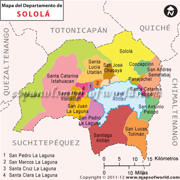 Mapa de Solola