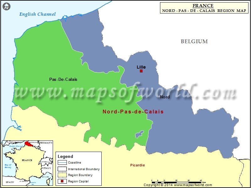 Nord-Pas-de-Calais Maps